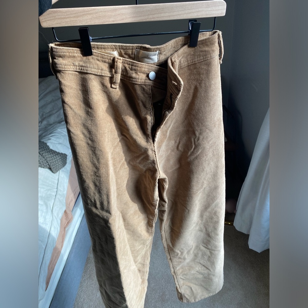 Corduroy sailor pants